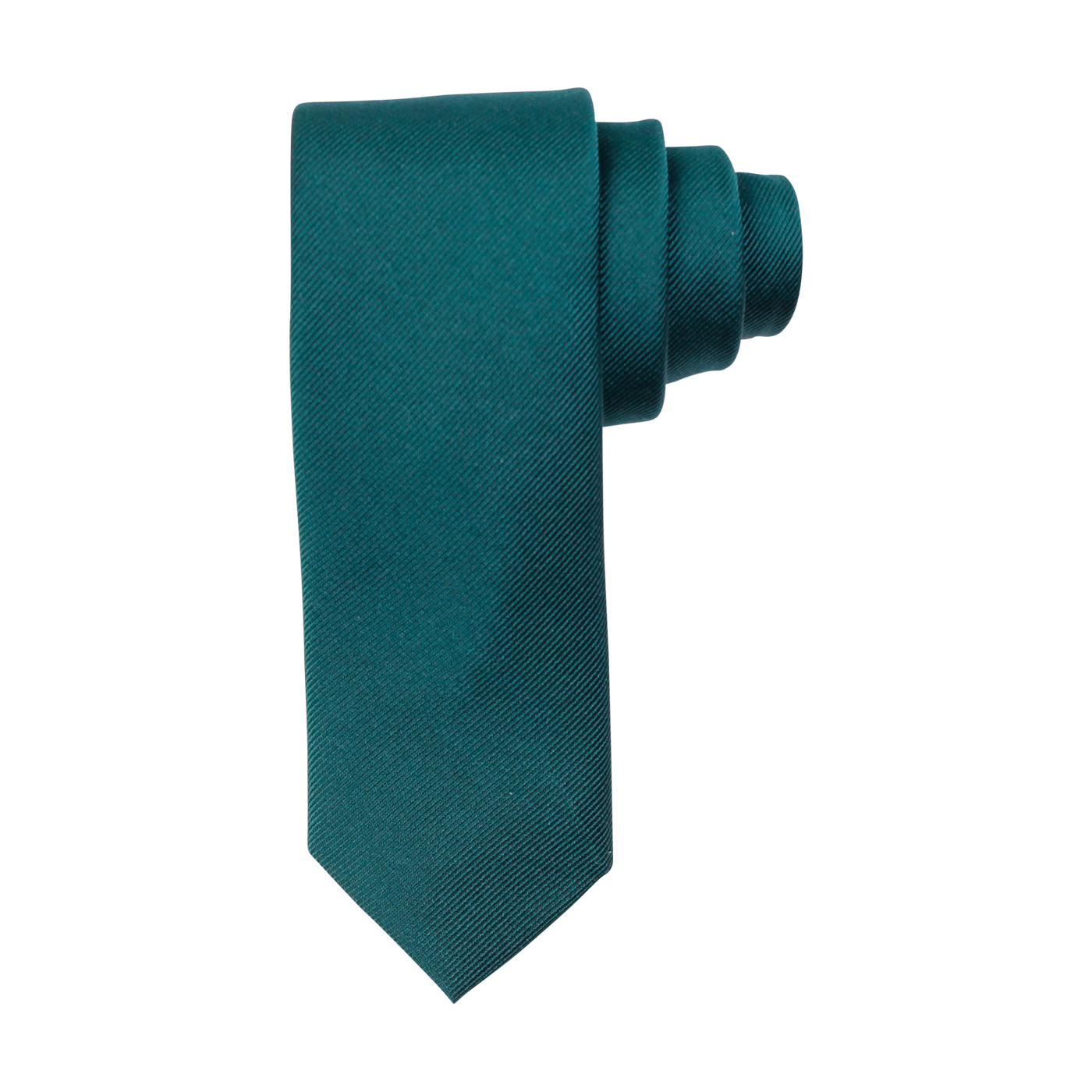 Slim Silk Faille Necktie in Choice of 32 Colors by House of Amanda Christensen