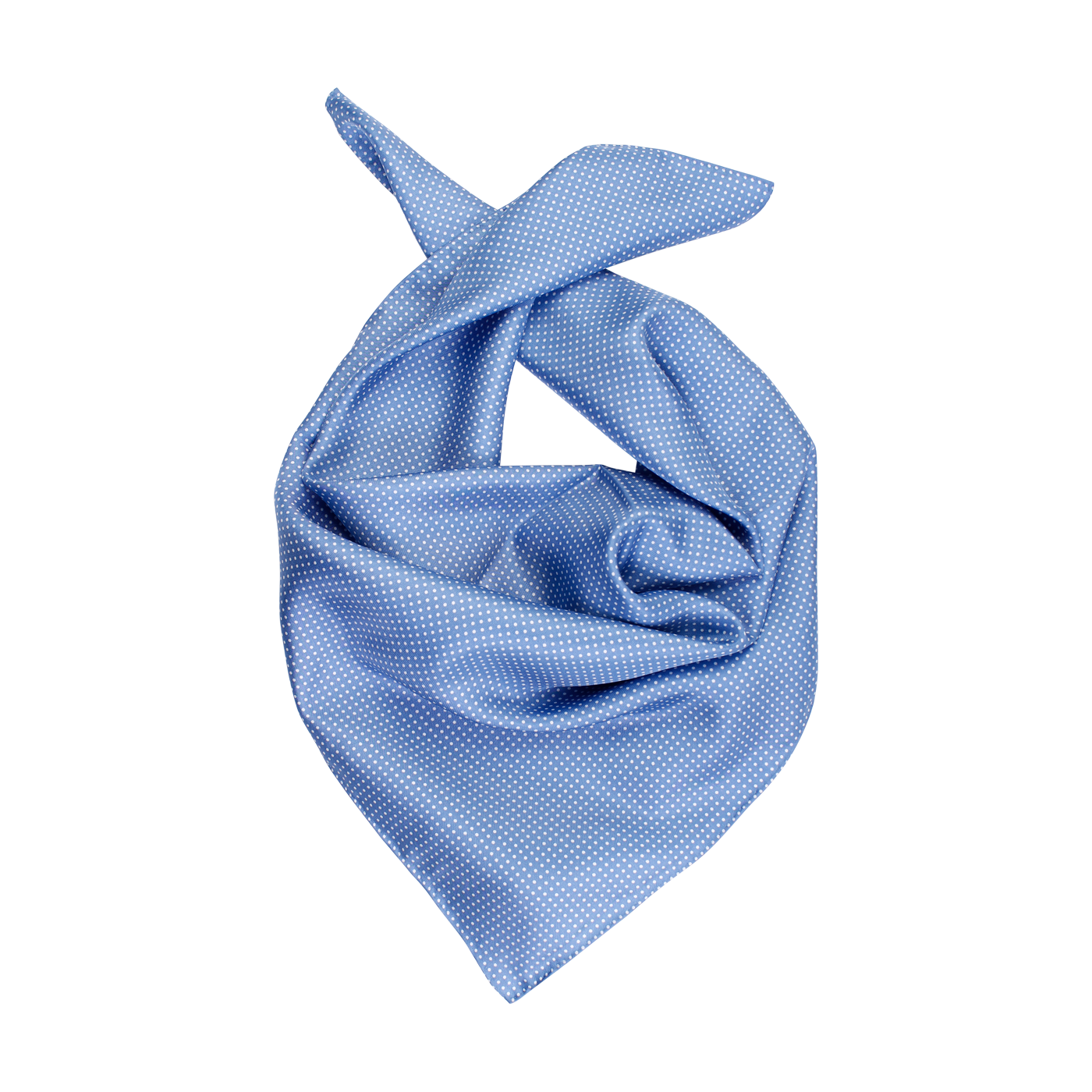 Micro Dot Silk Twill Square Scarf in Choice of Colors by House of Amanda Christensen