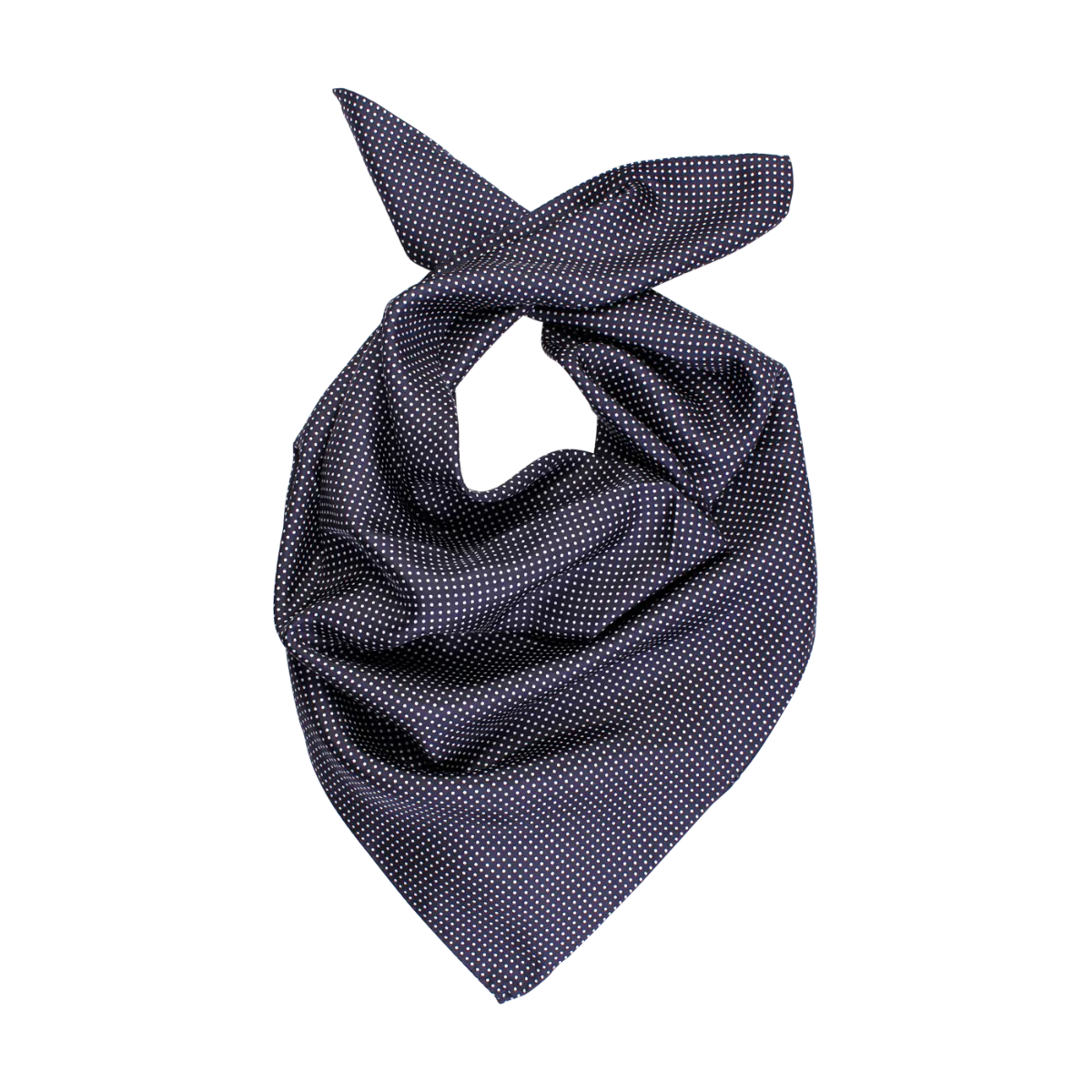 Micro Dot Silk Twill Square Scarf in Choice of Colors by Amanda Christensen