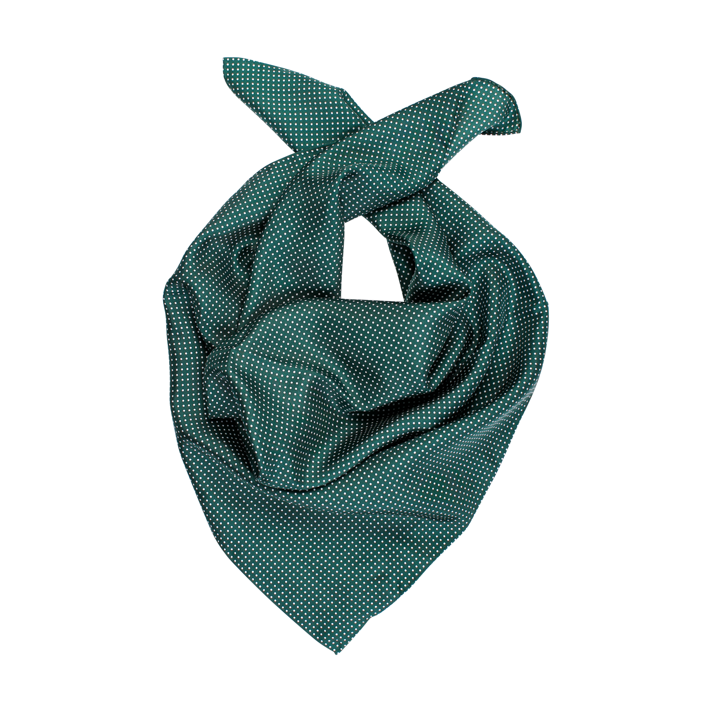 Micro Dot Silk Twill Square Scarf in Choice of Colors by House of Amanda Christensen