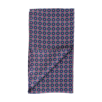 Medallion Printed Silk Twill Long Rectangle Scarf in Choice of Colors by Amanda Christensen