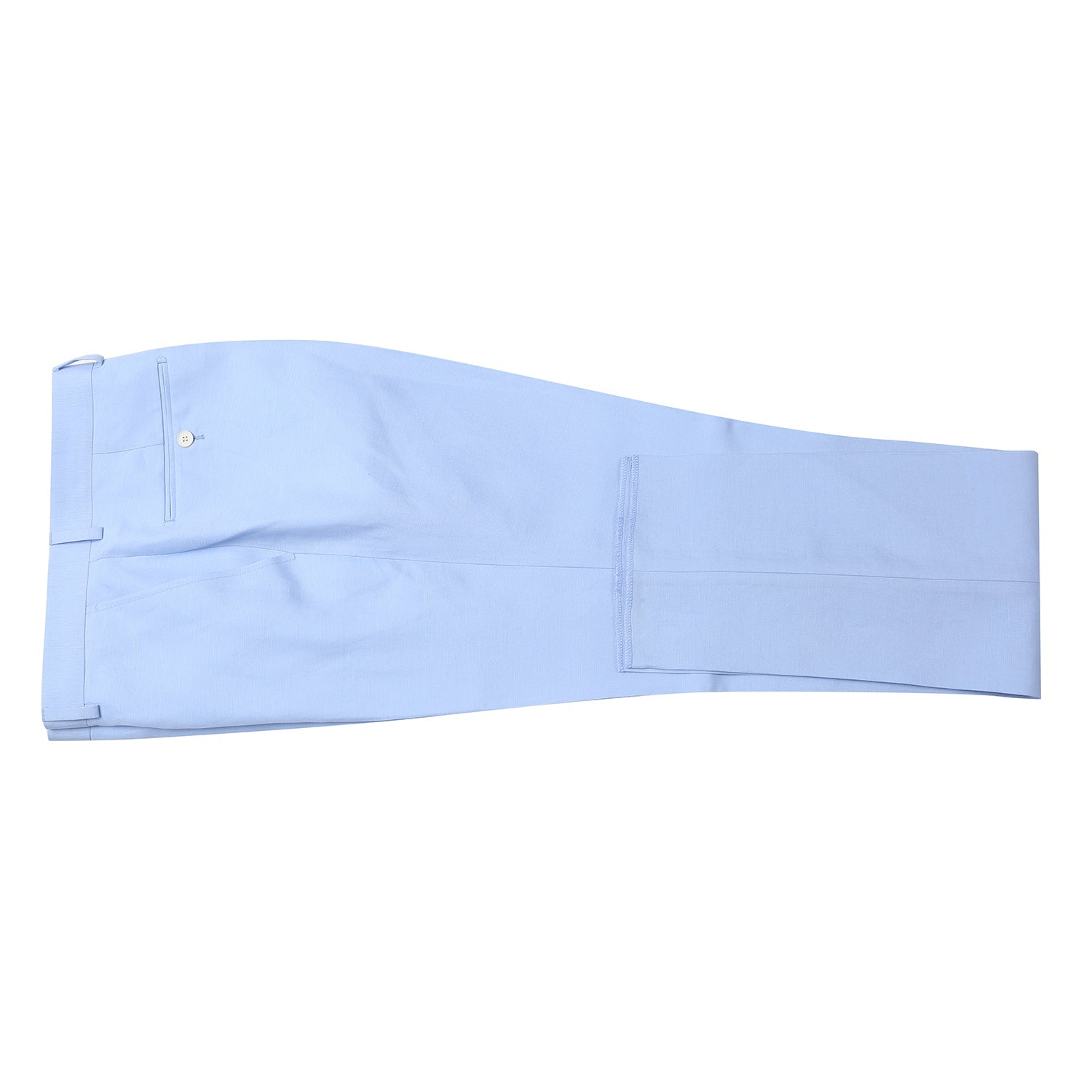 Linen Blend 2-Button SLIM FIT Suit in Sky Blue (Short, Regular, and Long Available) by Alessandro Vitello X Renoir