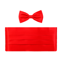 Silk Cummerbund and Bow Tie Set (Choice of Colors) by House of Amanda Christensen