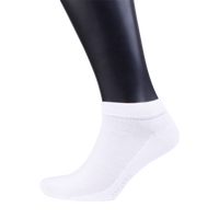 3 PAIR - True Combed Cotton Blend Italian Sneaker Socks (Choice of Colors) by Amanda Christensen