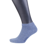 3 PAIR - True Combed Cotton Blend Italian Sneaker Socks (Choice of Colors) by Amanda Christensen