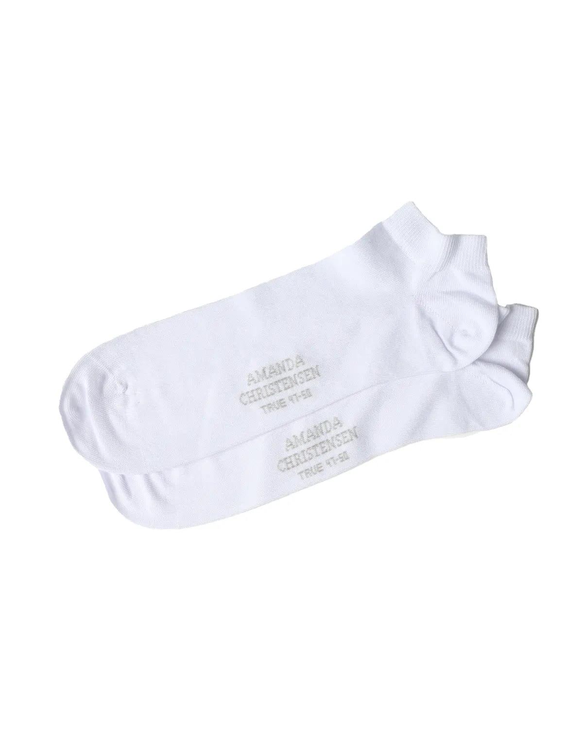 3 PAIR - True Combed Cotton Blend Italian Sneaker Socks (Choice of Colors) by Amanda Christensen