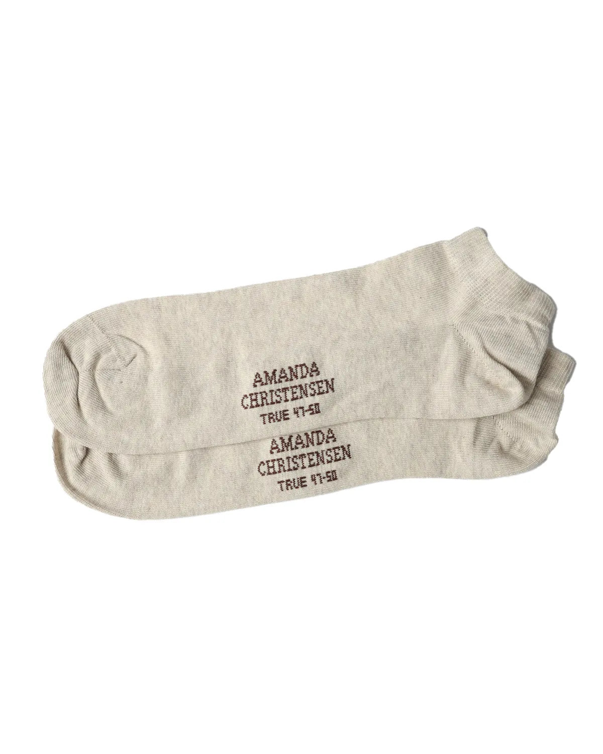 3 PAIR - True Combed Cotton Blend Italian Sneaker Socks (Choice of Colors) by Amanda Christensen