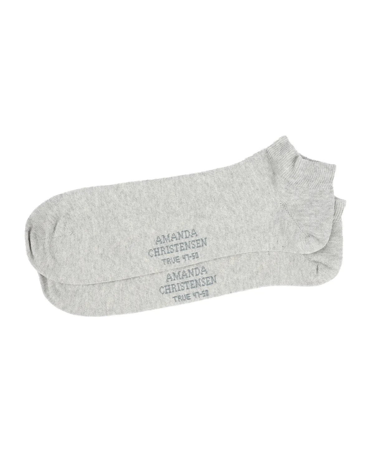 3 PAIR - True Combed Cotton Blend Italian Sneaker Socks (Choice of Colors) by Amanda Christensen