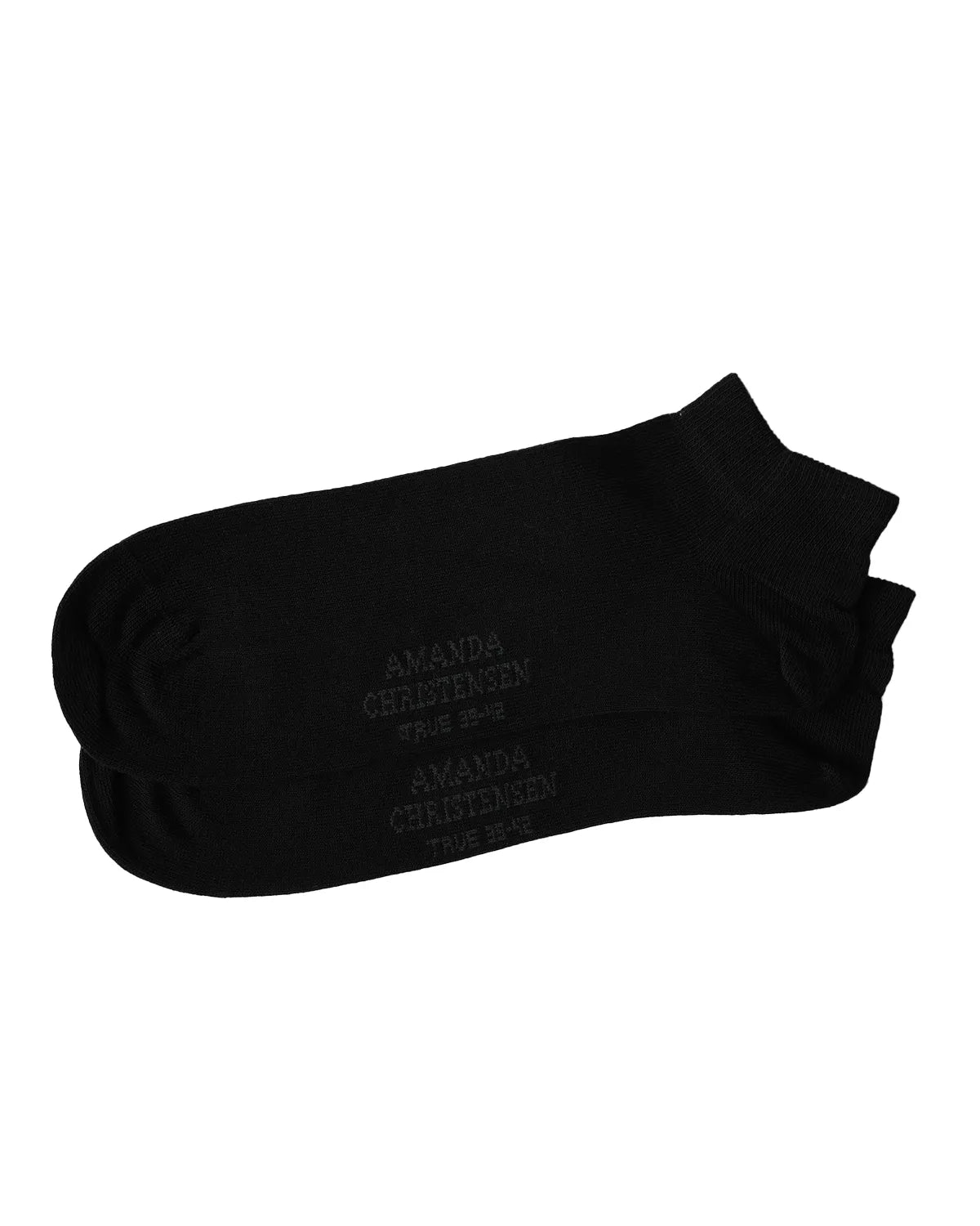 3 PAIR - True Combed Cotton Blend Italian Sneaker Socks (Choice of Colors) by Amanda Christensen