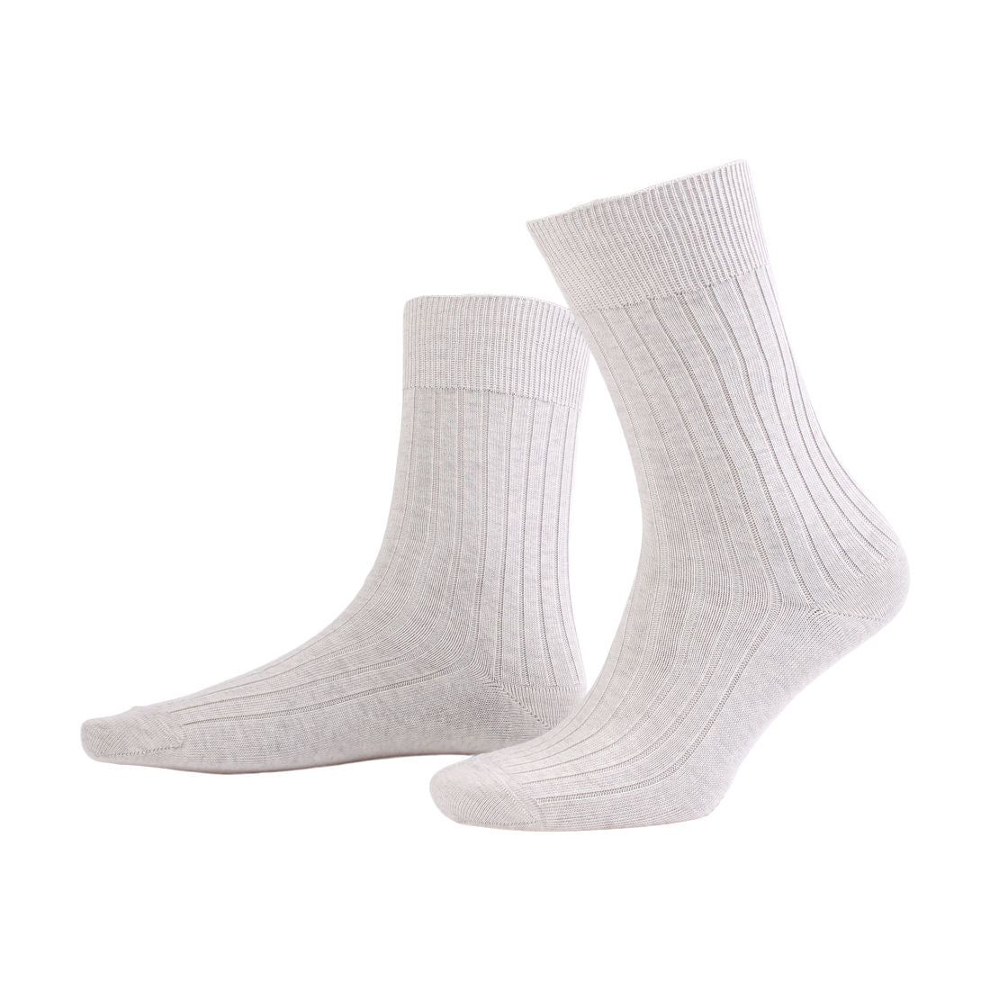 3 PAIR - True Ribbed Combed Cotton Blend Italian Ankle Socks (Choice of Colors) by Amanda Christensen