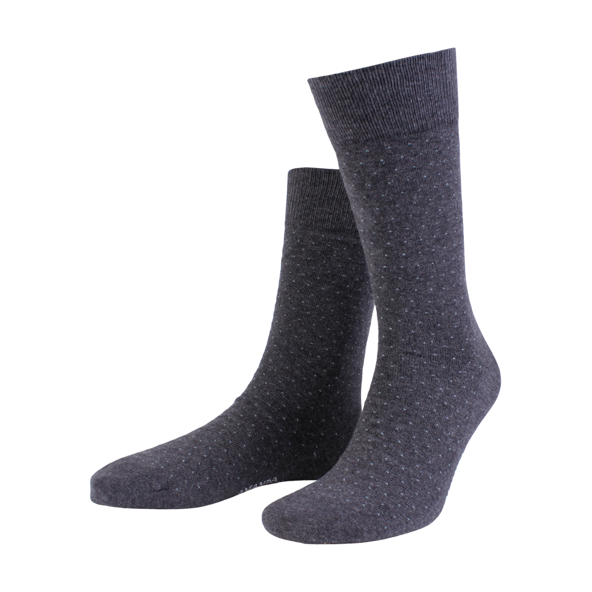 3 PAIR - True Dot Pattern Combed Cotton Blend Italian Ankle Socks (Choice of Colors) by Amanda Christensen