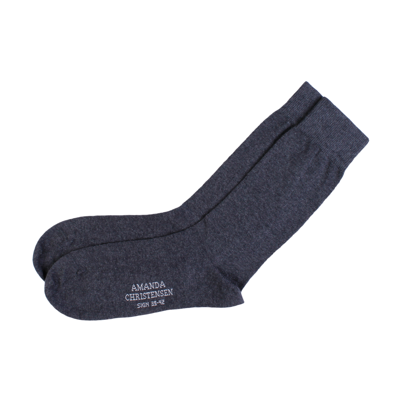 3 PAIR - Sign Combed Cotton Italian Ankle Socks (Choice of Colors) by Amanda Christensen