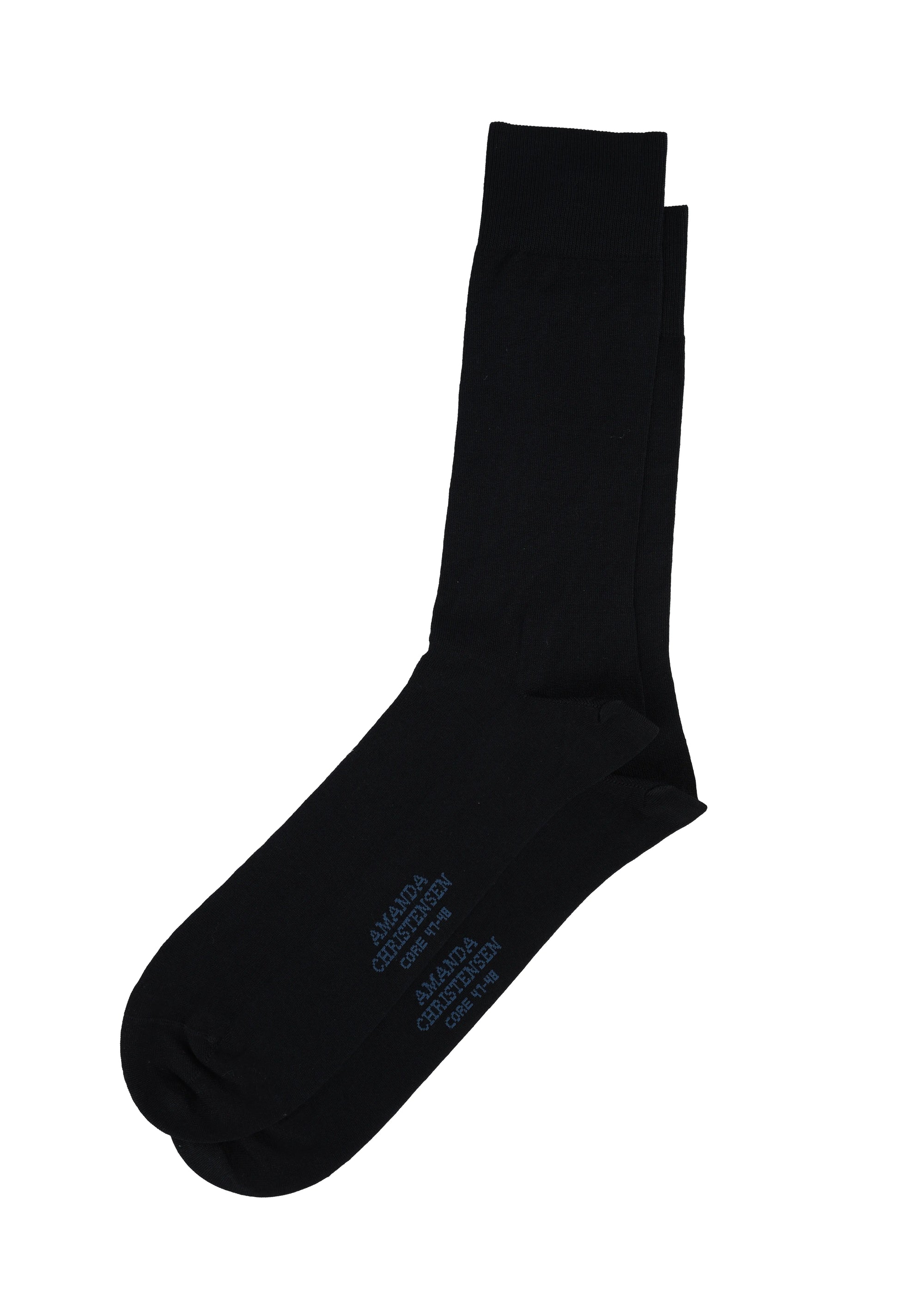 3 PAIR - Core Mercerized Cotton Italian Mid Calf Socks (Choice of Colors) by Amanda Christensen