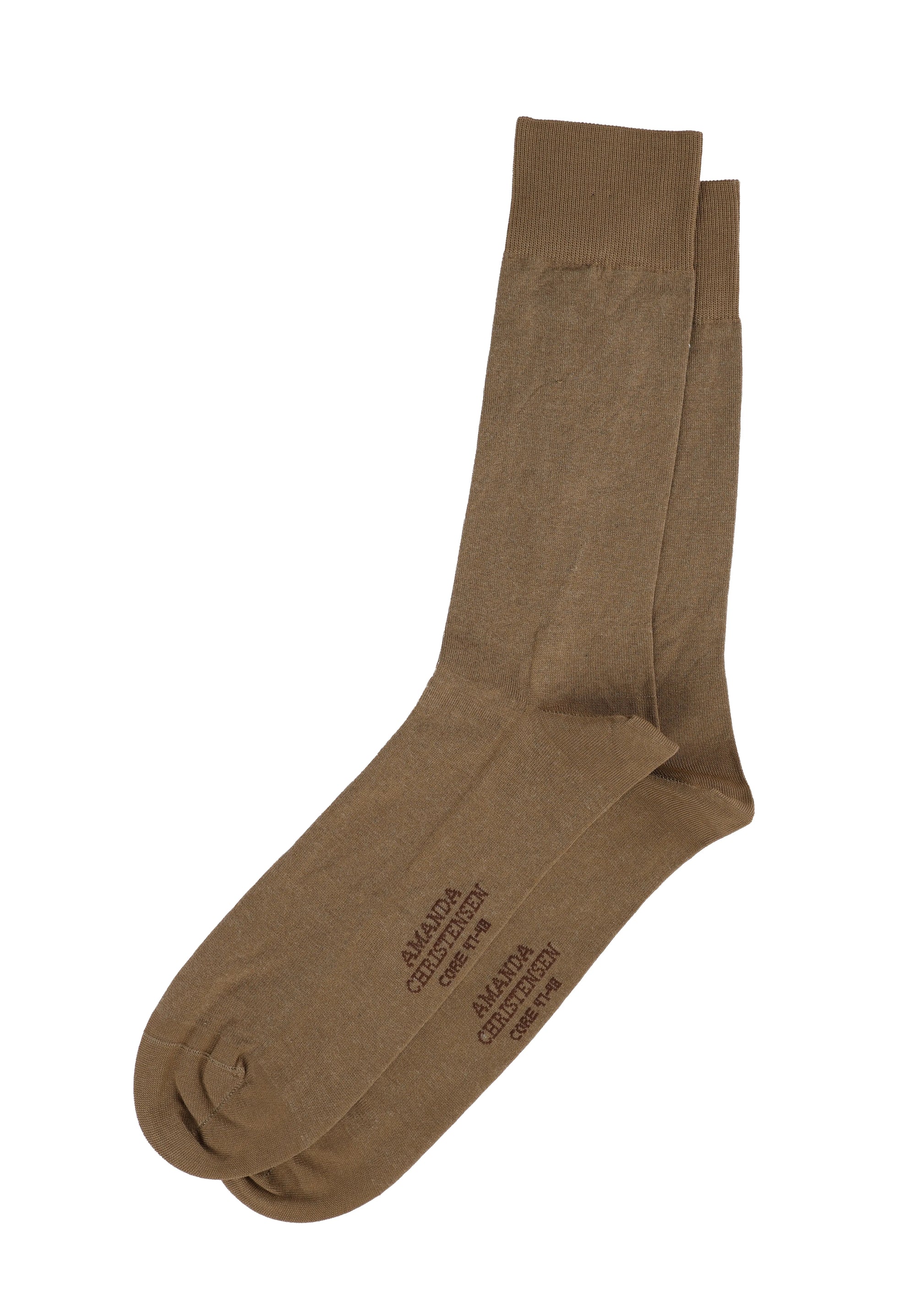 3 PAIR - Core Mercerized Cotton Italian Mid Calf Socks (Choice of Colors) by Amanda Christensen