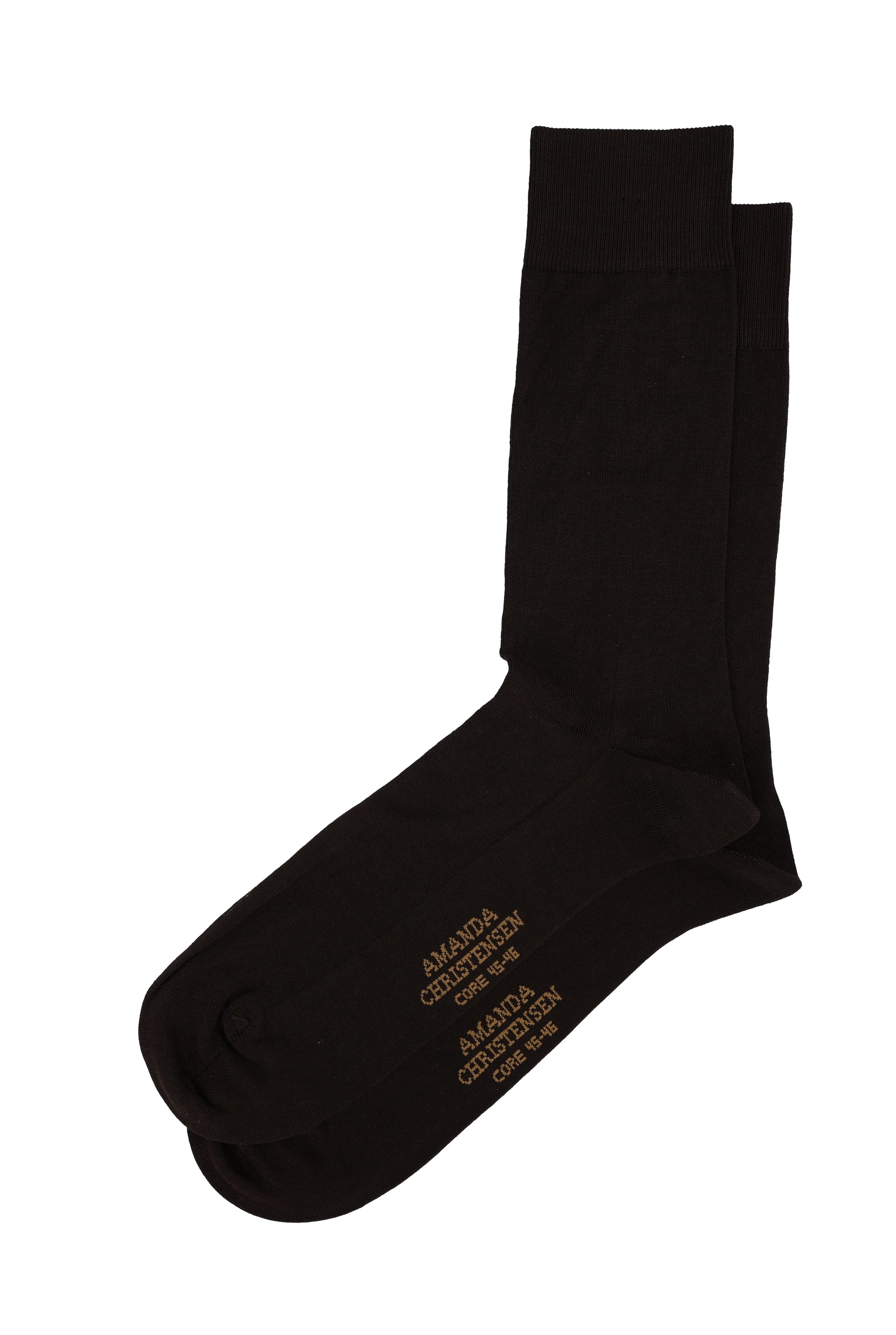 3 PAIR - Core Mercerized Cotton Italian Mid Calf Socks (Choice of Colors) by Amanda Christensen