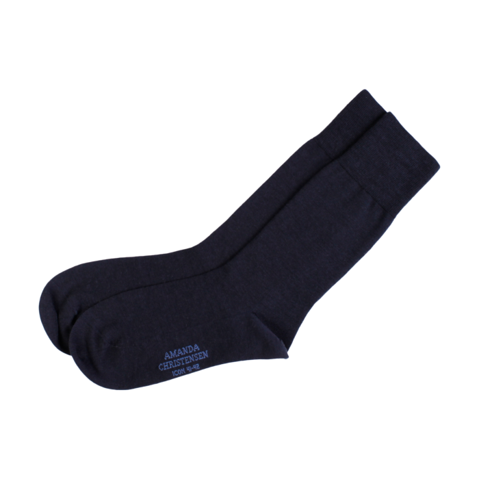 3 PAIR - Icon Merino Wool and Cotton Italian Mid Calf Socks (Choice of Colors) by Amanda Christensen