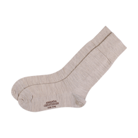 3 PAIR - Icon Merino Wool and Cotton Italian Mid Calf Socks (Choice of Colors) by Amanda Christensen