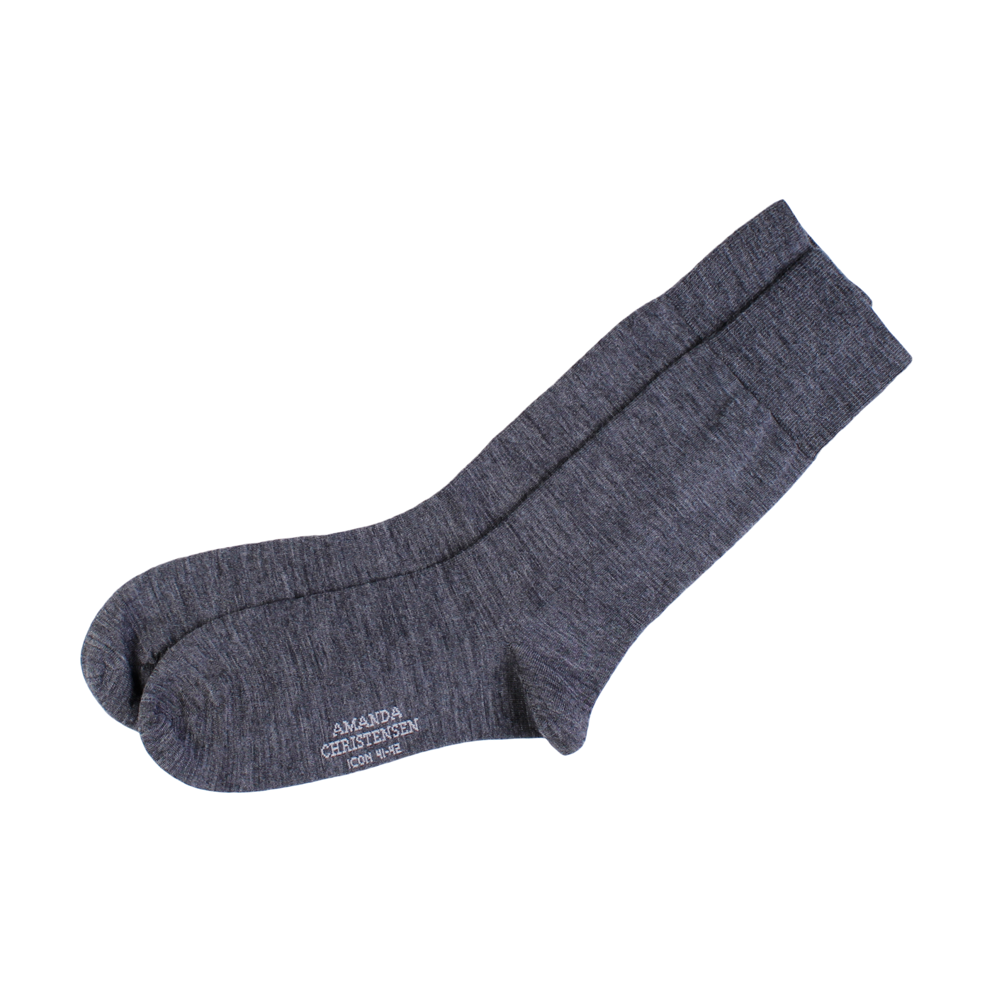 3 PAIR - Icon Merino Wool and Cotton Italian Mid Calf Socks (Choice of Colors) by Amanda Christensen