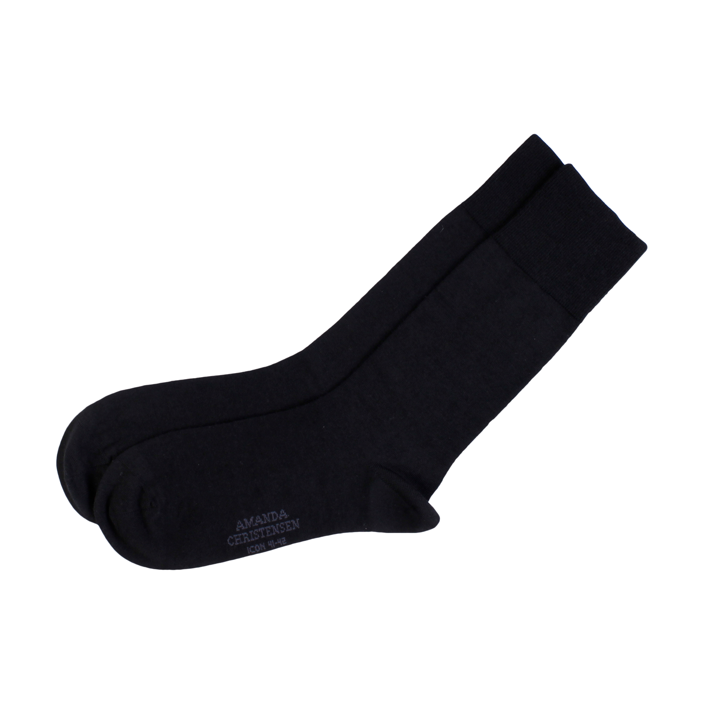 3 PAIR - Icon Merino Wool and Cotton Italian Mid Calf Socks (Choice of Colors) by Amanda Christensen