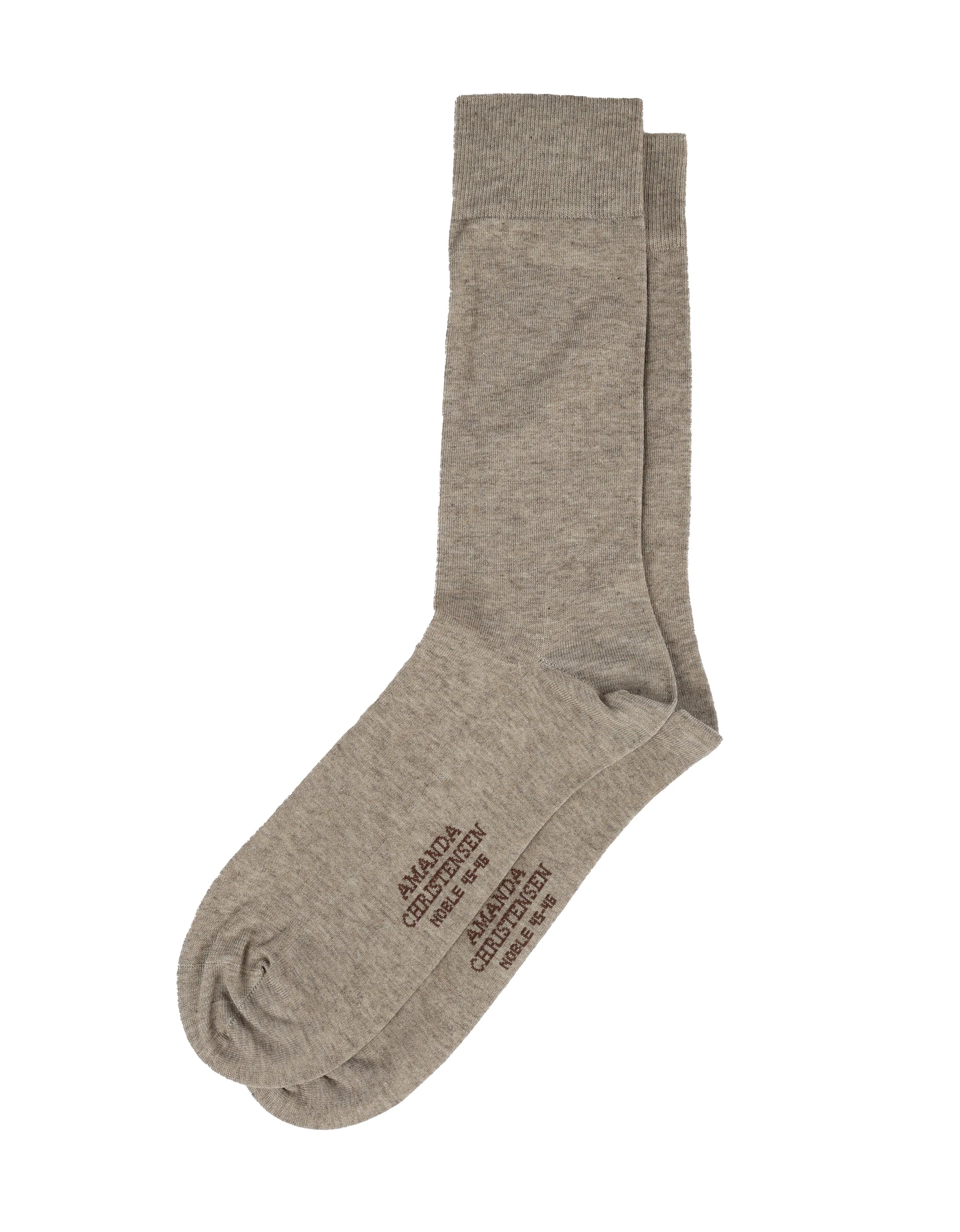 3 PAIR - Noble Cotton and Cashmere Blend Italian Mid Calf Socks (Choice of Colors) by Amanda Christensen