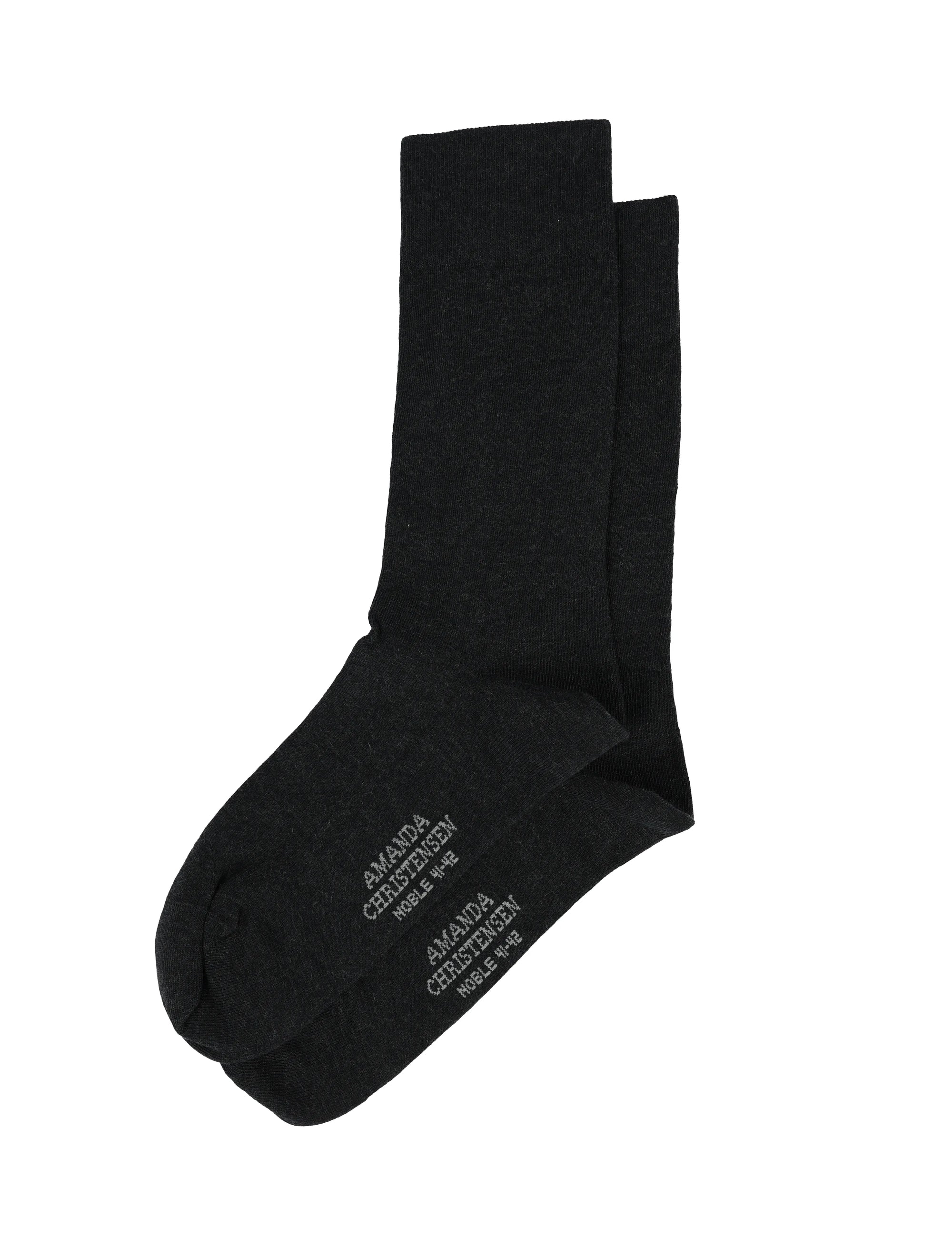 3 PAIR - Noble Cotton and Cashmere Blend Italian Mid Calf Socks (Choice of Colors) by Amanda Christensen