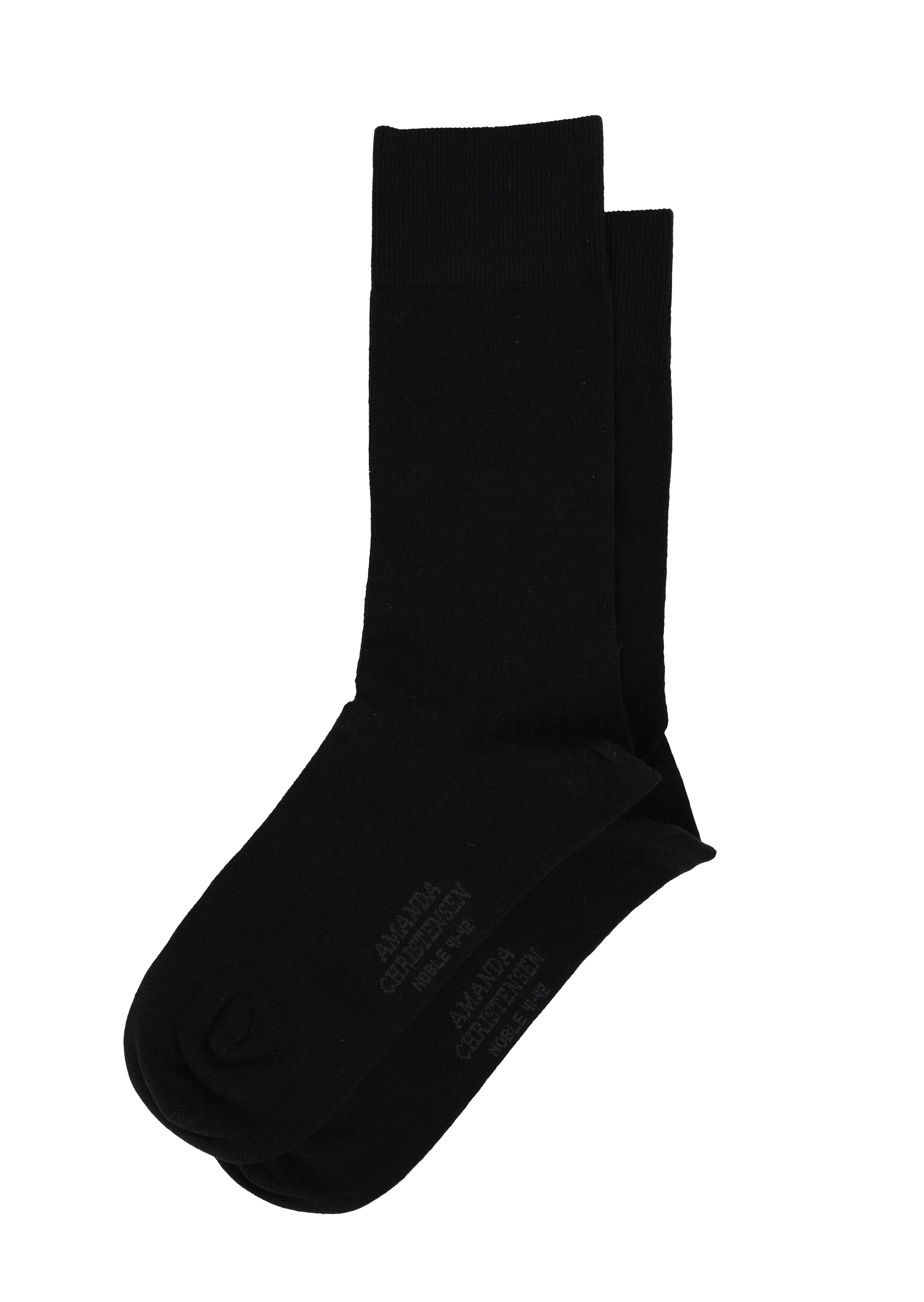 3 PAIR - Noble Cotton and Cashmere Blend Italian Mid Calf Socks (Choice of Colors) by Amanda Christensen