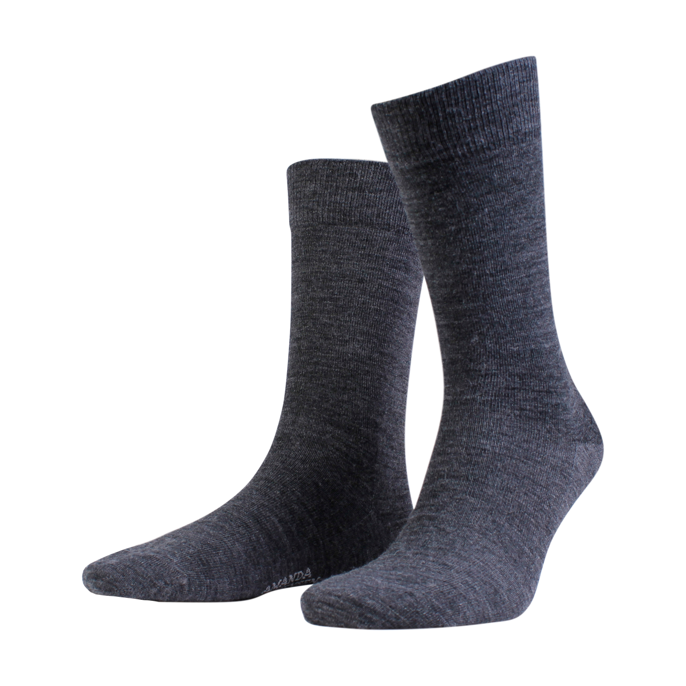 3 PAIR - Grade Merino Wool Blend Italian Mid Calf Socks (Choice of Colors) by Amanda Christensen