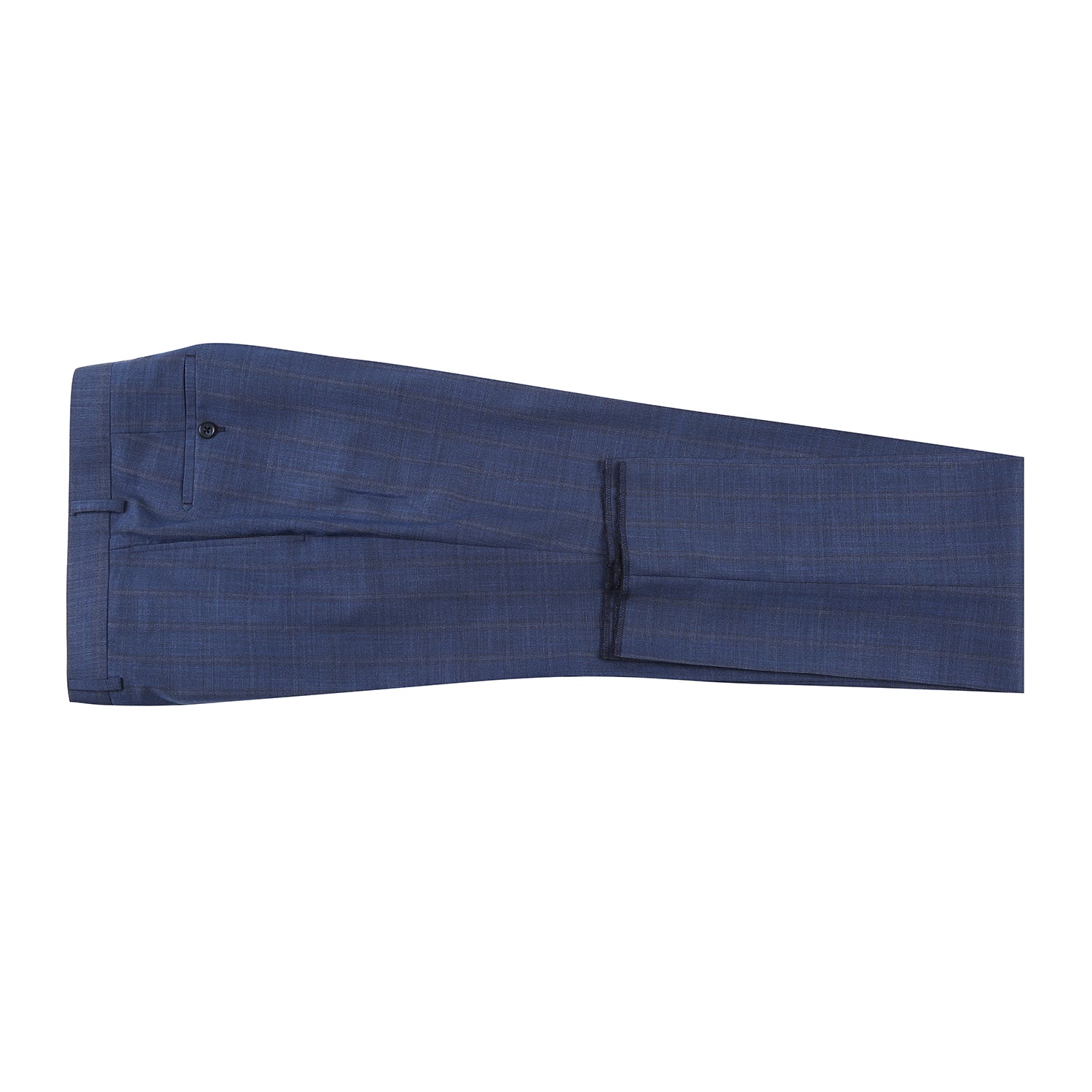 Stretch Performance Single Breasted SLIM FIT Suit in Blue Check (Short, Regular, and Long Available) by English Laundry