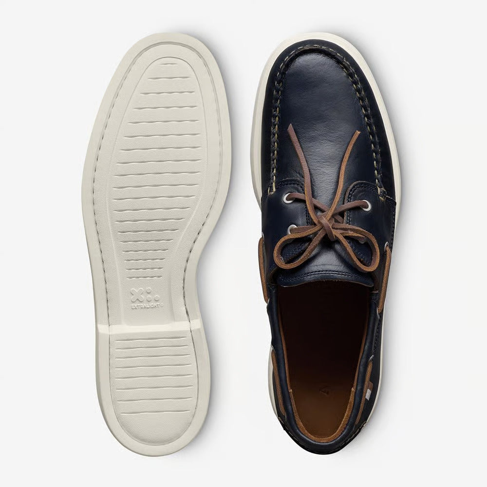 Panama Boat Shoe in Navy Weatherproof Horween Chromexcel Leather by Allen Edmonds
