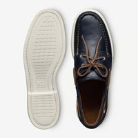 Panama Boat Shoe in Navy Weatherproof Horween Chromexcel Leather by Allen Edmonds