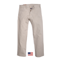 The Authentic 8.5oz Cotton Military Twill Khakis in Khaki, Size 33 by Pennbilt