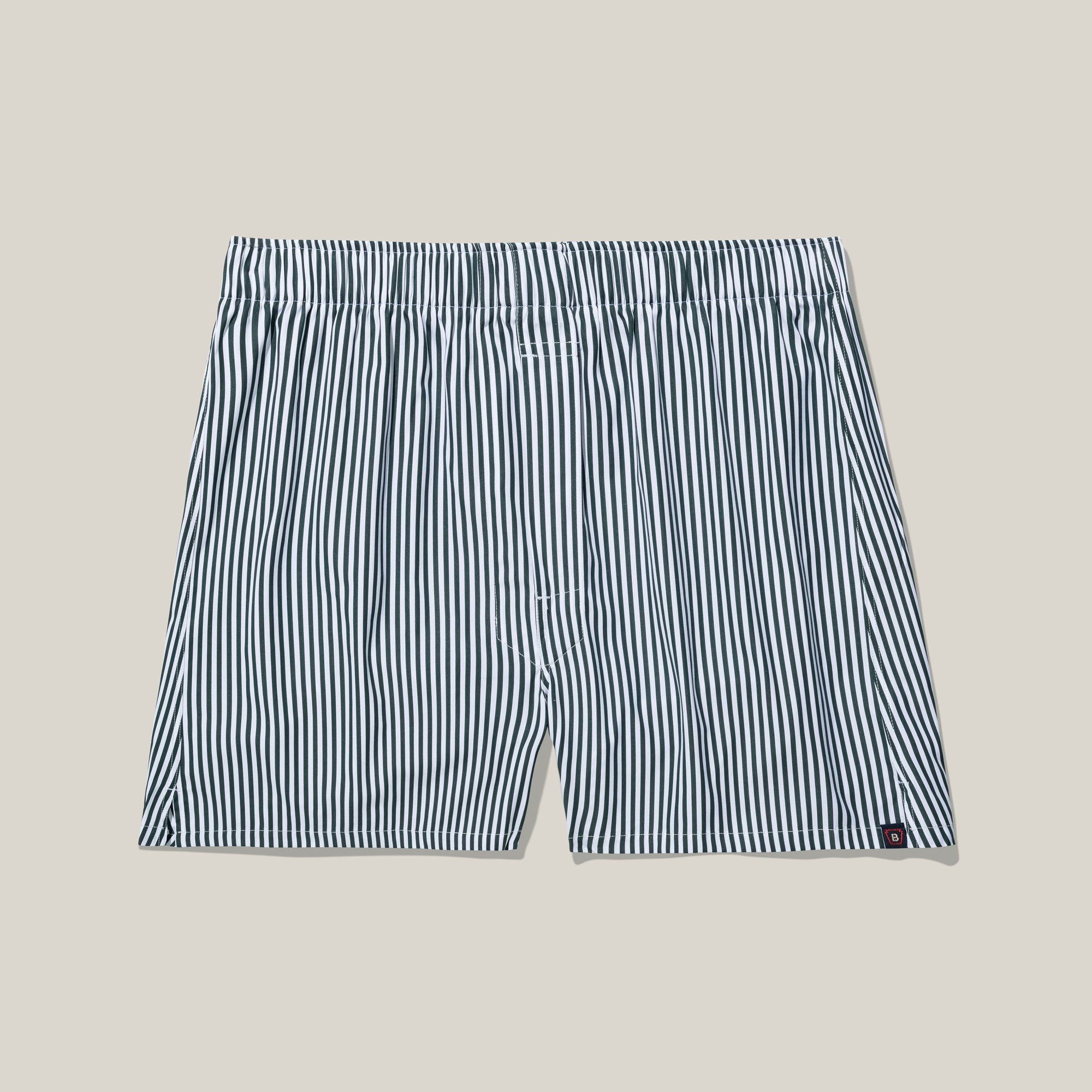 Classic Cotton Boxer in Green Stripe by Bills Khakis