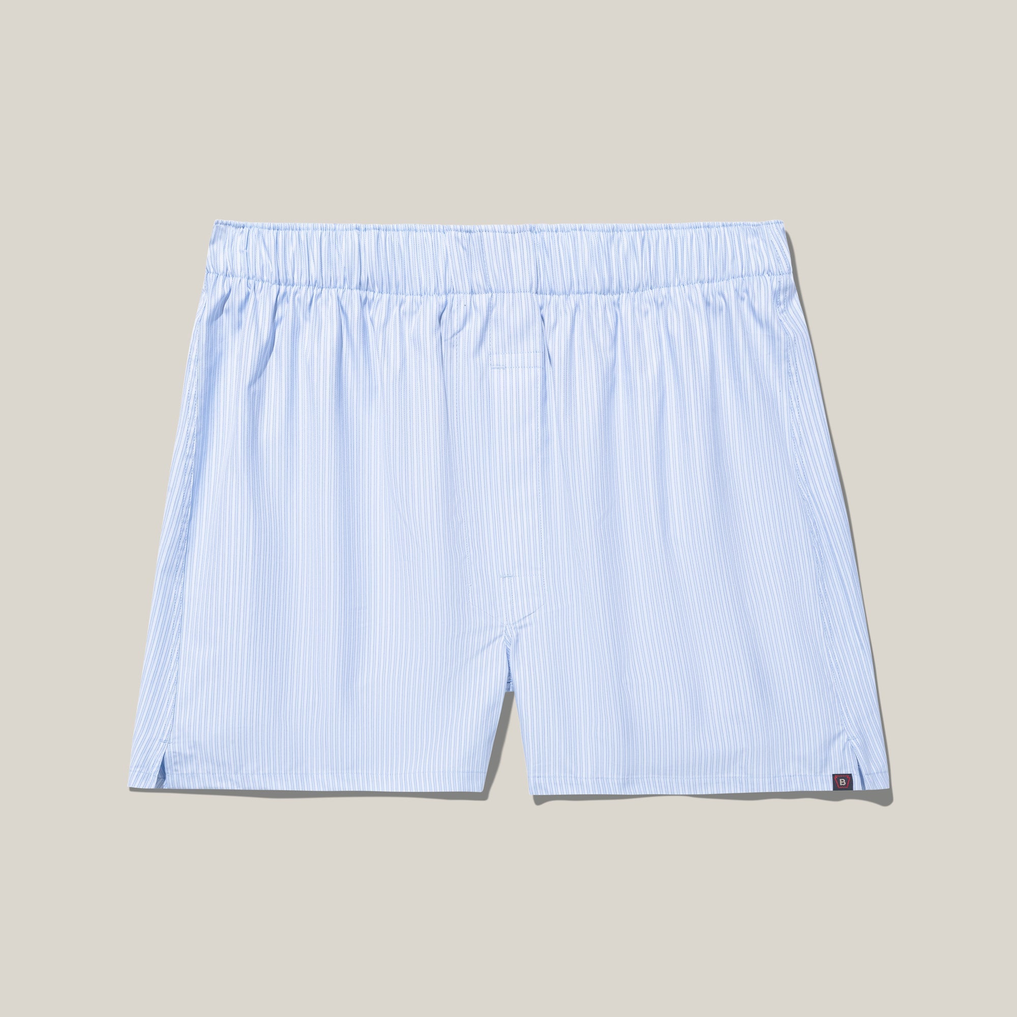 Classic Cotton Boxer in Light Blue and Navy Stripe by Bills Khakis