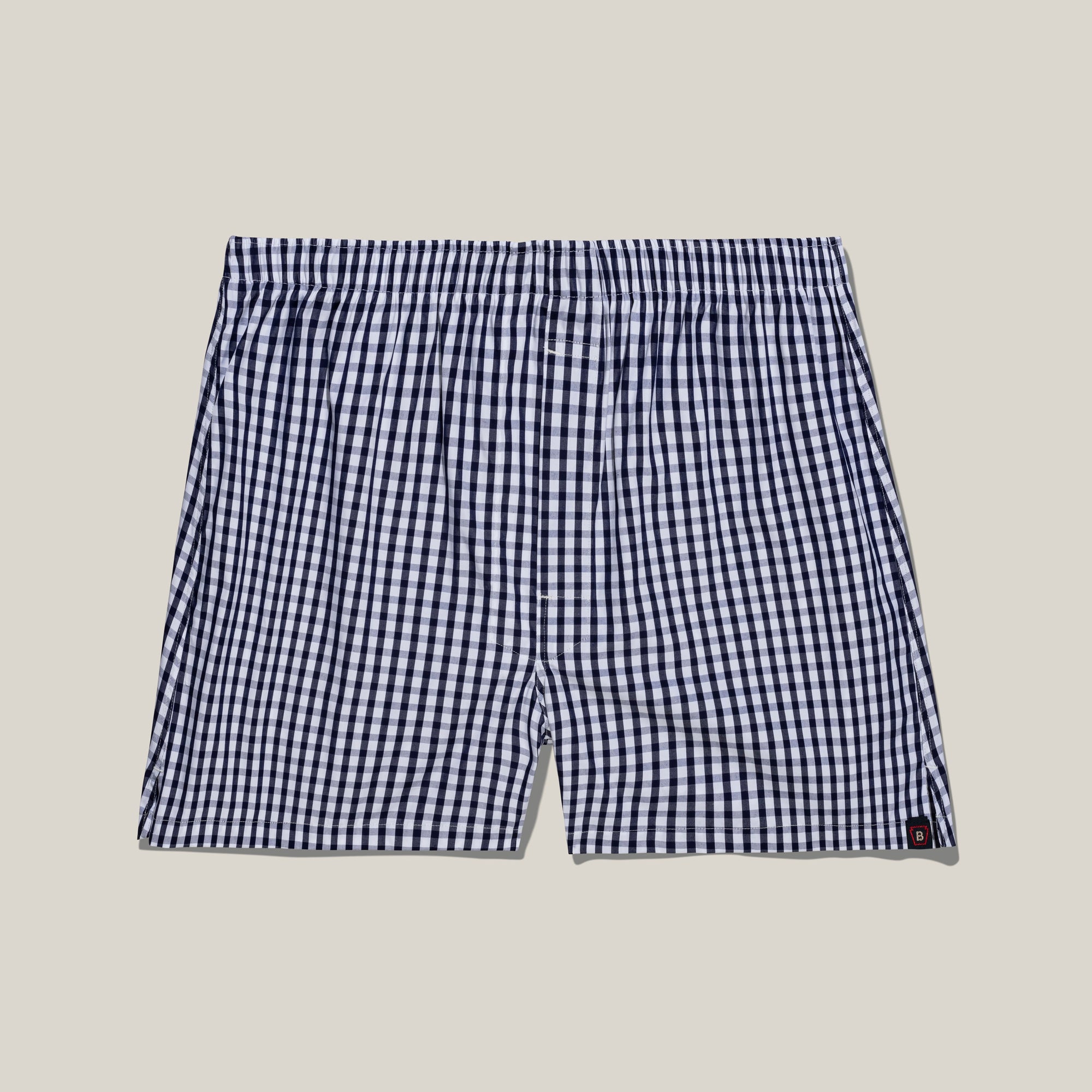 Plaid Cotton Boxer in Navy and White by Bills Khakis