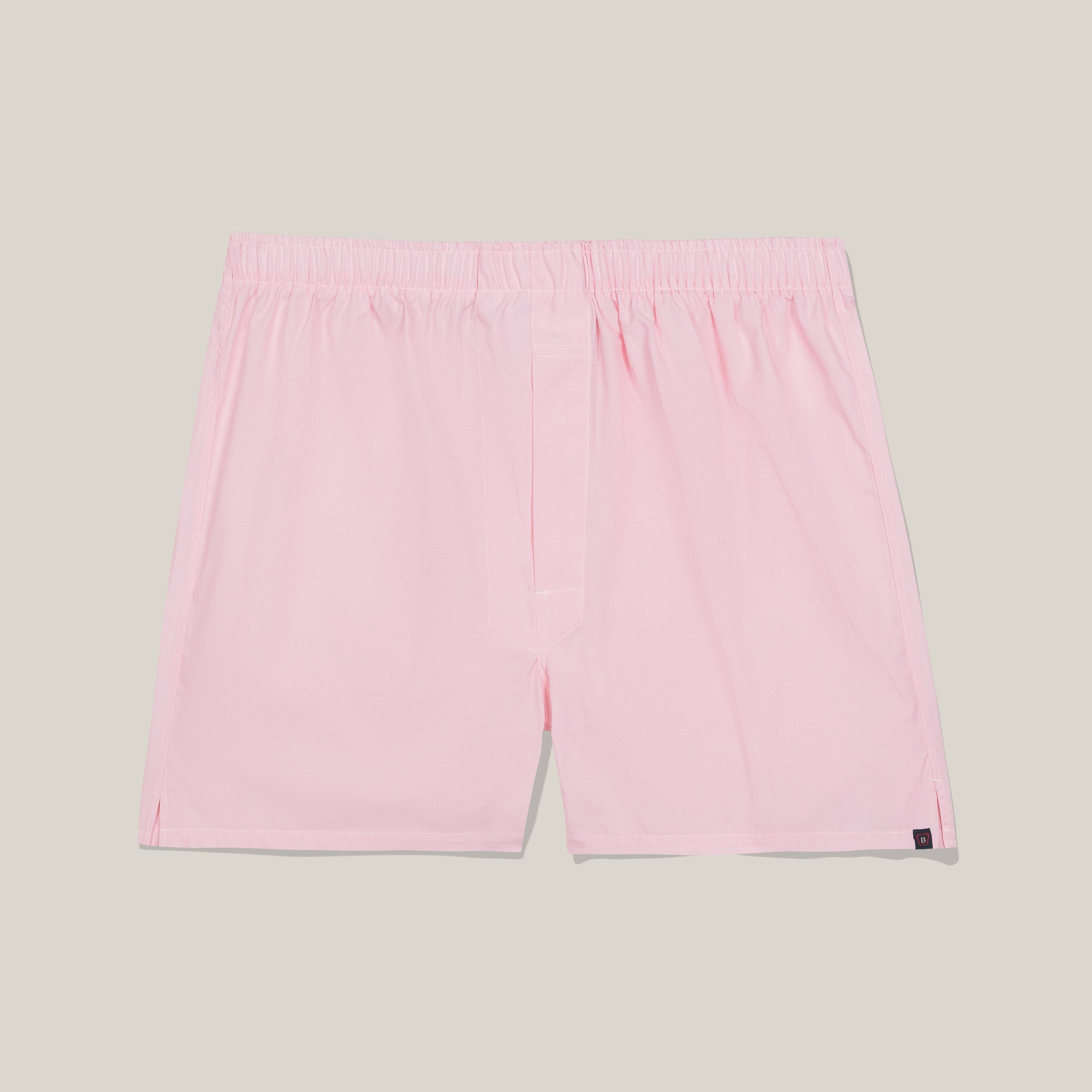 Solid Cotton Poplin Boxer in Pink by Bills Khakis