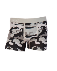 Boxer Brief w/ Fly in Ghost Camo by Wood Underwear