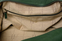 Benedict Leather Weekend Bag in Seven Hills Emerald by Moore & Giles