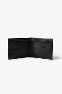 Bi-Fold Wallet in Brompton Black by Moore & Giles