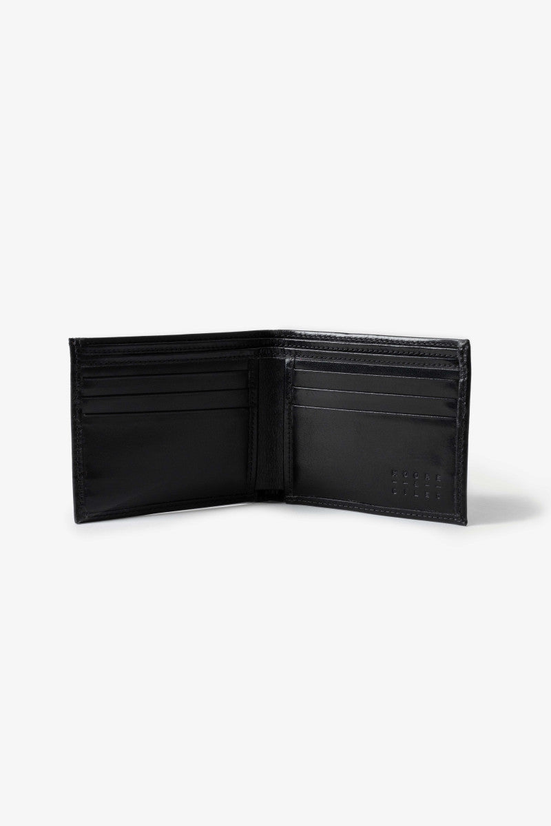 Bi-Fold Wallet in Brompton Black by Moore & Giles