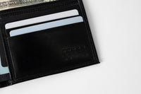 Bi-Fold Wallet in Brompton Black by Moore & Giles