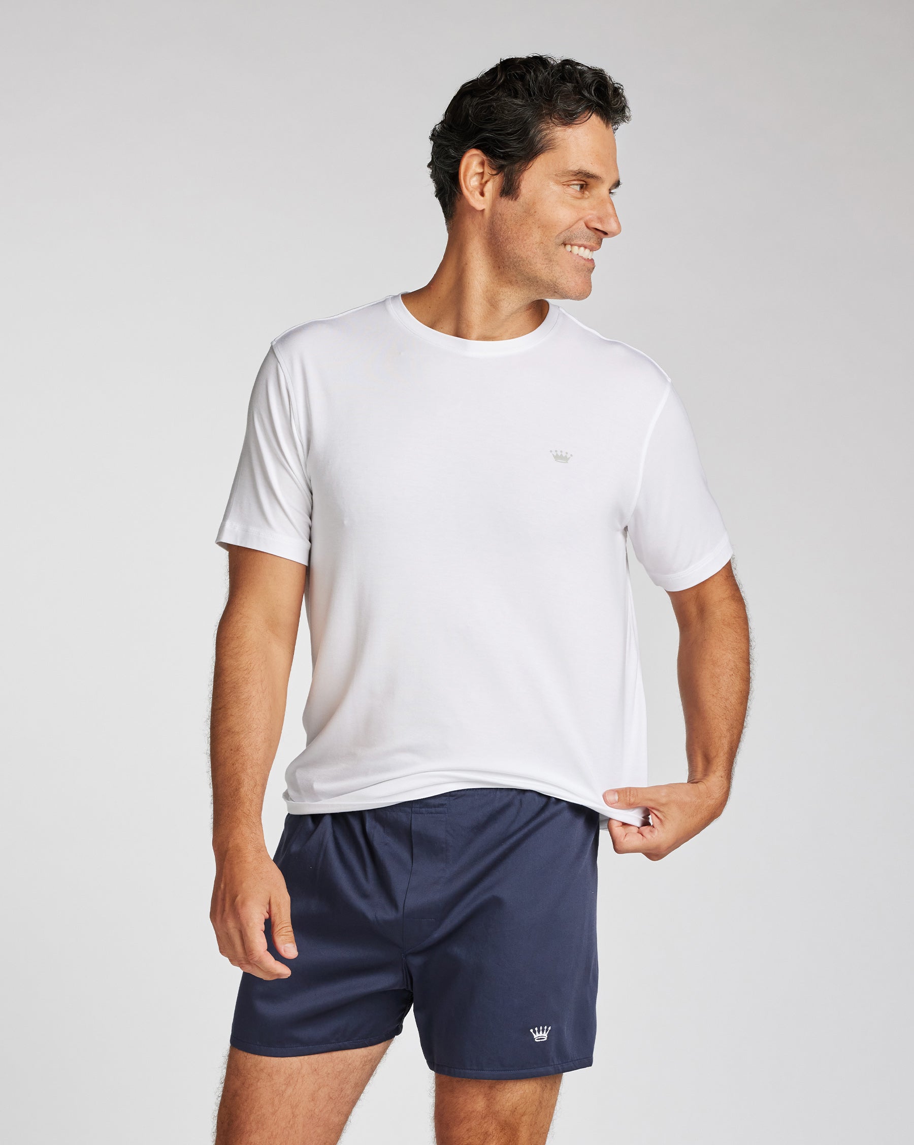 The Royal Highnies Boxer Short in Navy (2 Pair) by Royal Highnies