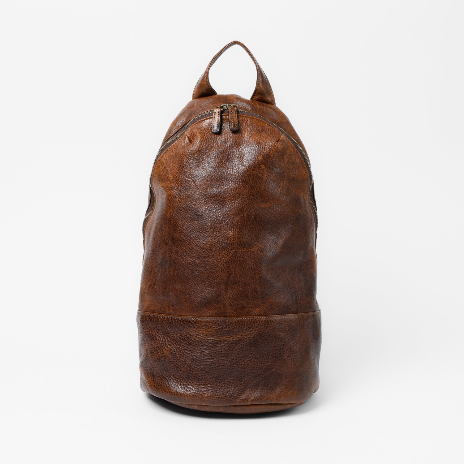 Brennan Rucksack in Titan Milled Brown by Moore & Giles