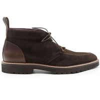 Campo High Italian Sueded Goatskin Chukka Boot in Nicotine by Zelli Italia