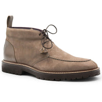 Campo High Italian Sueded Goatskin Chukka Boot in Taupe by Zelli Italia