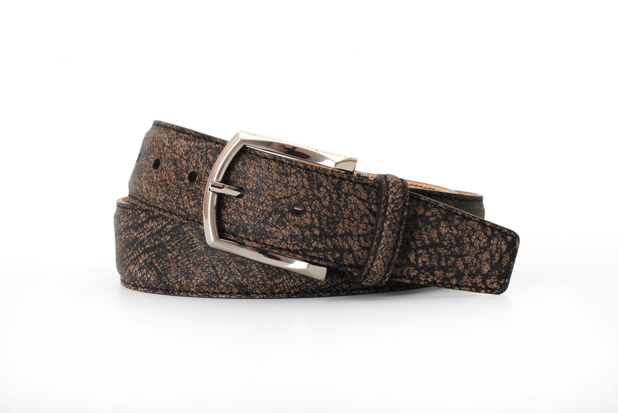 African Water Buffalo Belt in Chocolate by Brookes & Hyde