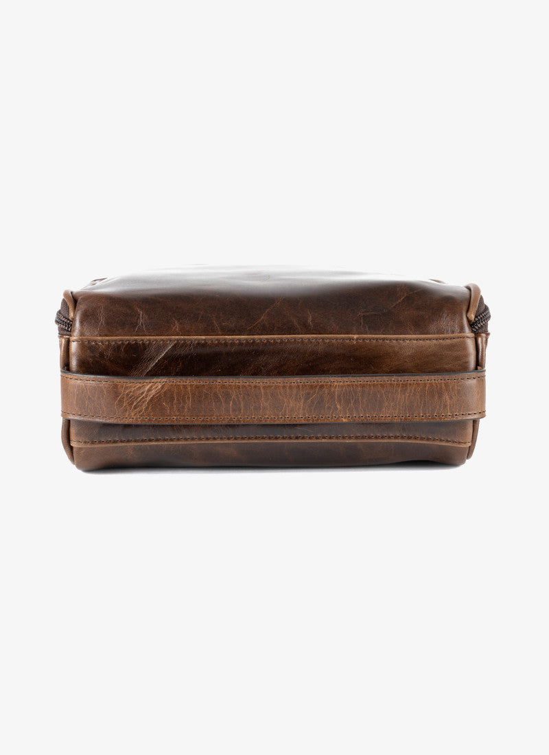 Donald Wash Kit in Brompton Brown by Moore & Giles
