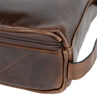 Donald Wash Kit in Brompton Brown by Moore & Giles