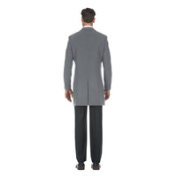 Light Grey Wool Blend SLIM FIT Topcoat (Regular, Short, & Long Lengths) by English Laundry