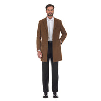 Camel Wool Blend SLIM FIT Topcoat (Regular, Short, & Long Lengths) by English Laundry
