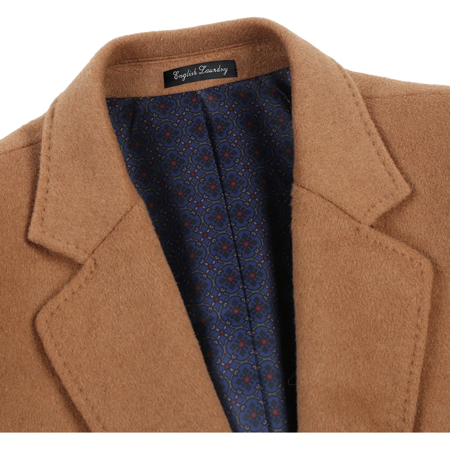 Camel Wool Blend SLIM FIT Topcoat (Regular, Short, & Long Lengths) by English Laundry